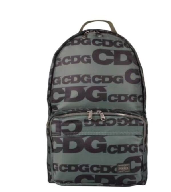 Cdg Grey Nylon Backpack