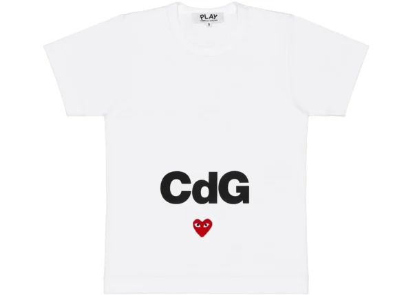 CDG Play T-Shirt White