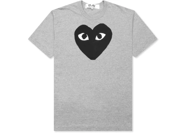 Comme Des Garcons Play Black Heart T-Shirt Grey