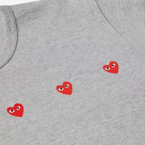 Play Multi Red Heart T-Shirt Grey