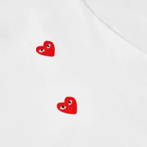 Play Multi Red Heart Logo T-Shirt White