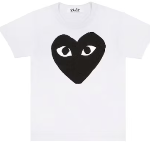 Comme Des Garcons Play Black Heart T-Shirt White